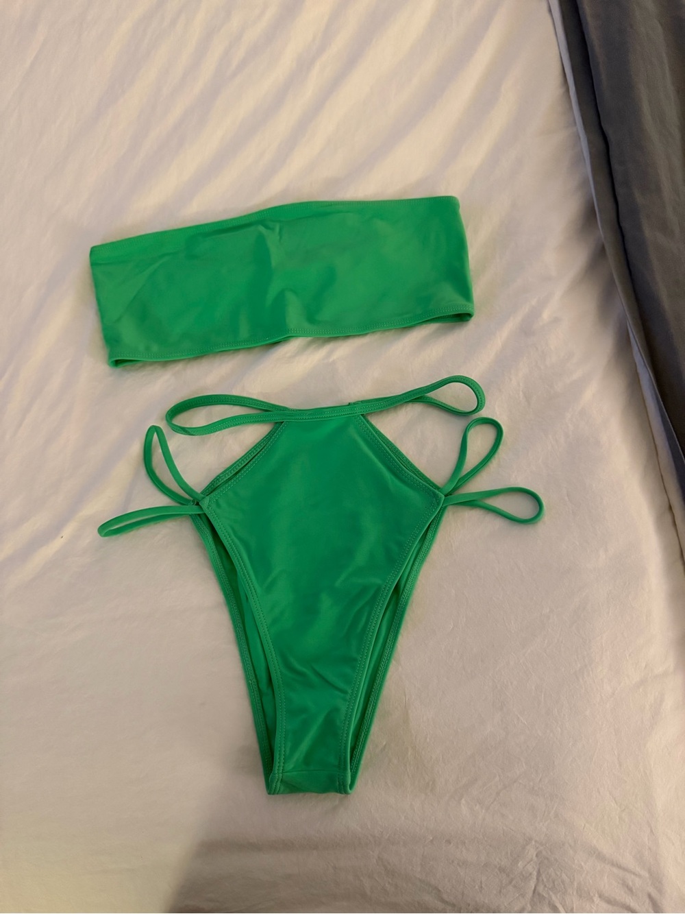 Lovers + Friends Green Bikini